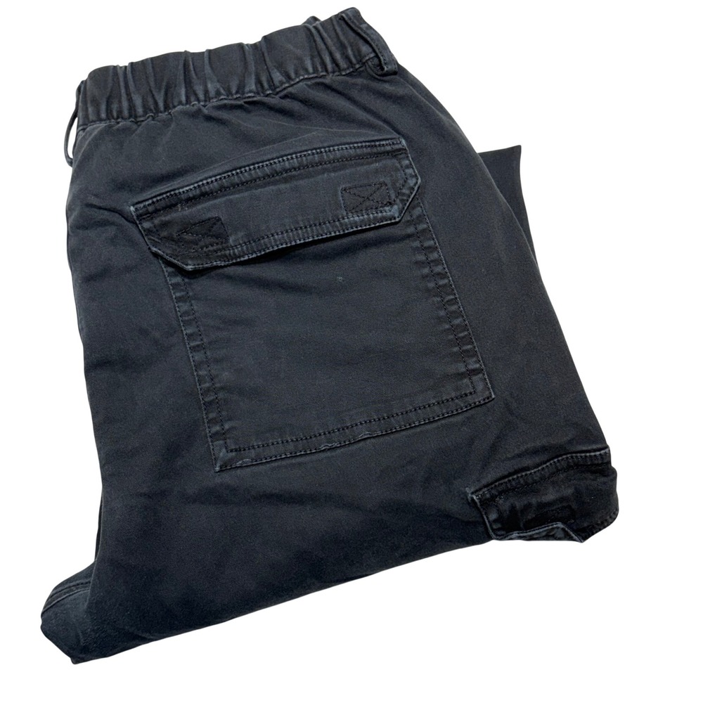 Bearbottom Cargo Pants Mens M 30 Black Elastic Waist Utility Gorpcore Tactical